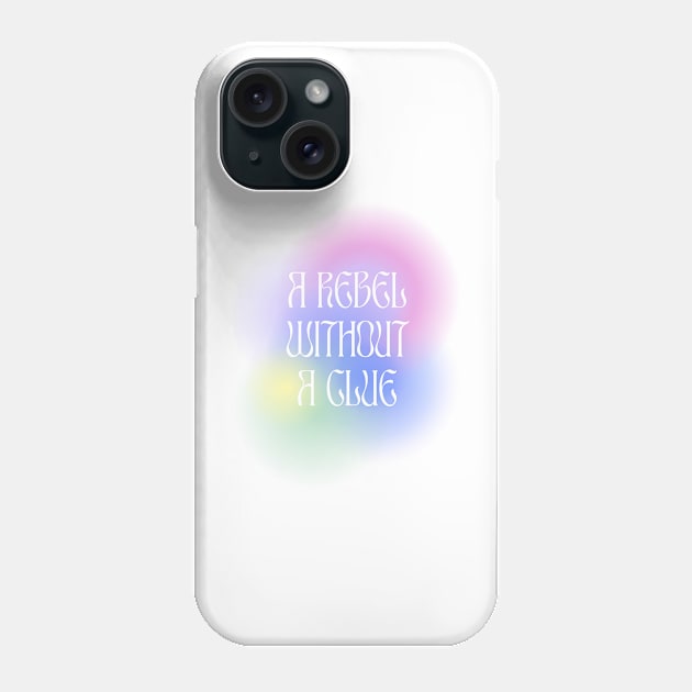 a rebel without a clue Phone Case by goblinbabe