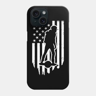 Onewheel Nation American Flag One Wheel Rider Phone Case