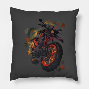 Traditional Monster Bike Pillow