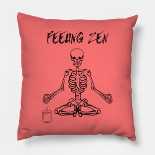 Skeleton yoga Pillow