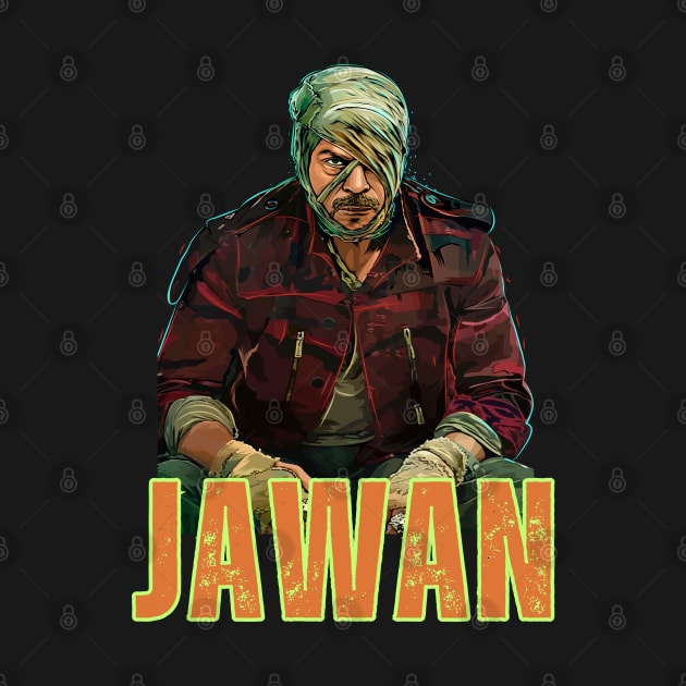 Shahrukh Khan Jawan Movie Tees by Swag Like Desi