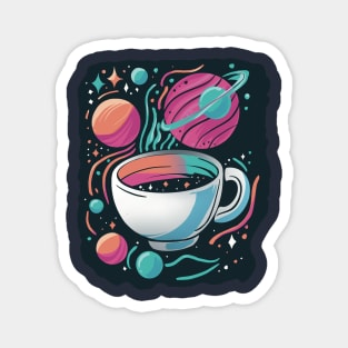 Space Coffee Cup Magnet