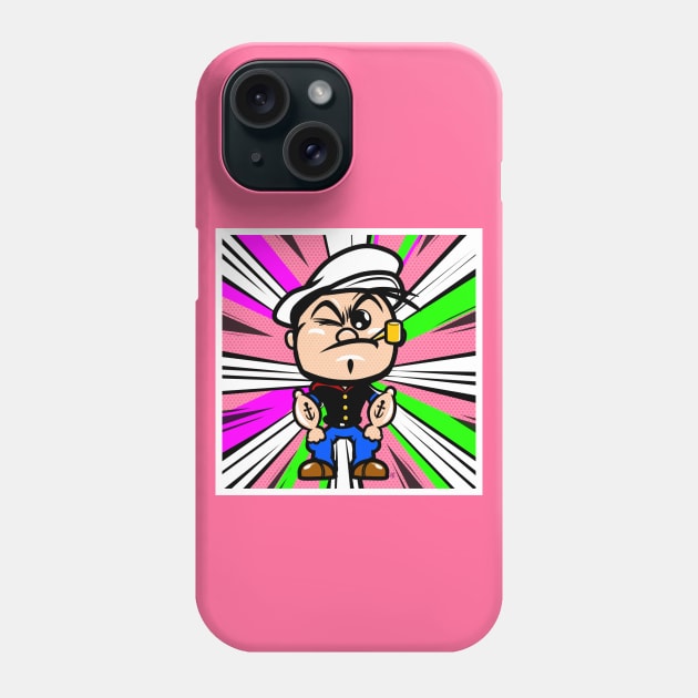 Popeye Pop! Pop Art Phone Case by UzzyWorks