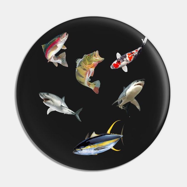 Fly Fishing Legend Pin by Prossori