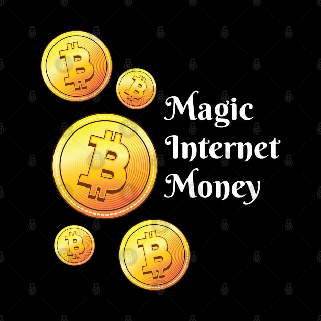 Magic Internet Mone Crypto Hodl BTC Blockchain Bitcoin by Riffize