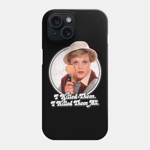 Murder She Wrote / 80s Retro TV Design Phone Case by DankFutura