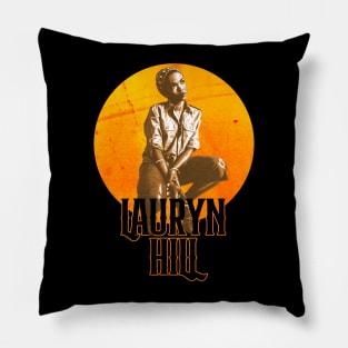 Lauryn Hill Bootleg Halftone Pillow