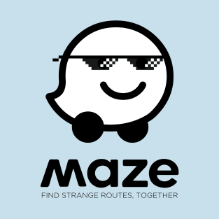 Maze-Waze Logo Spoof T-Shirt