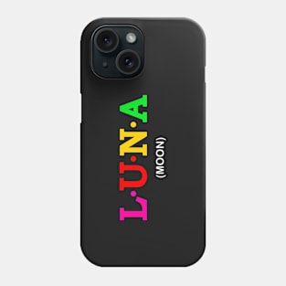 Luna  - Moon. Phone Case