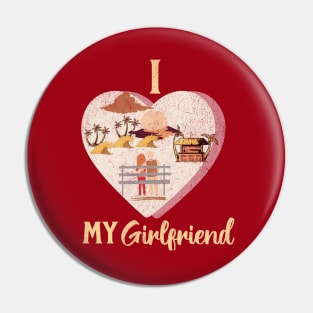 I love my girlfriend Valentine Pin