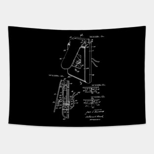 Fire Alarm Vintage Patent Drawing Funny Novelty Tapestry