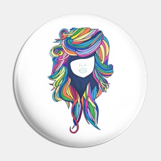 Rainbow Hair Pin