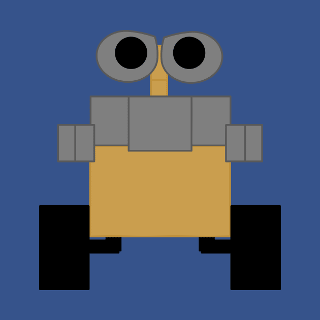 Minimal Shape Wall-E by NoirPineapple