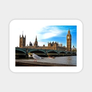 Big Ben Houses of Parliament Westminster Bridge London Magnet