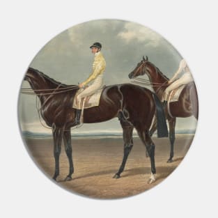 Satirist Rode by W. Scott - The Winner of the Great St. Leger Stakes at Doncaster 1841 by Charles Hunt Pin