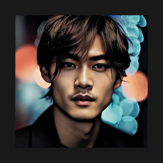 portrait of  Kim Tae-hyung by bogfl