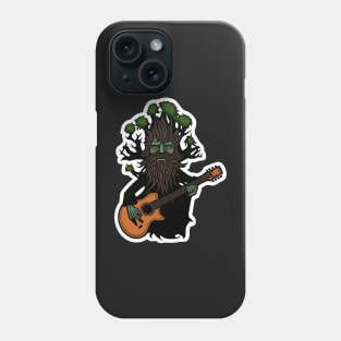 Ent Rocker - A bearded ent playing guitar - Fantasy Phone Case