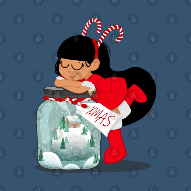 XMAS IN A BOTTLE by MAYRAREINART