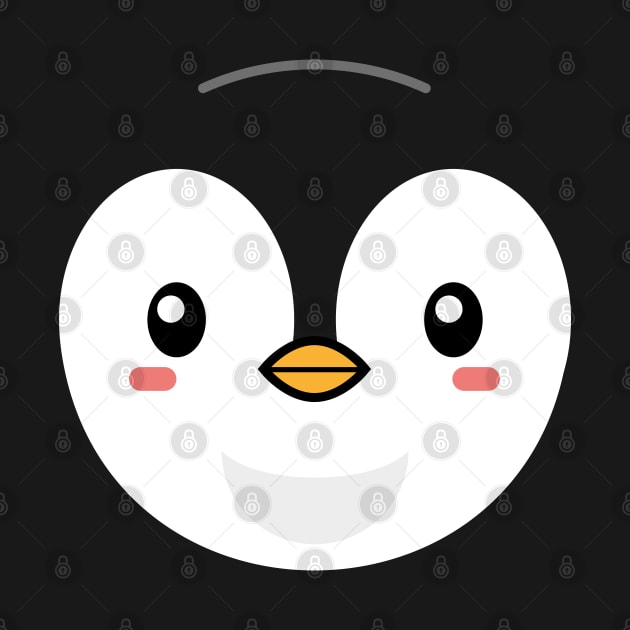 Baby Penguin Face by ShirtBricks