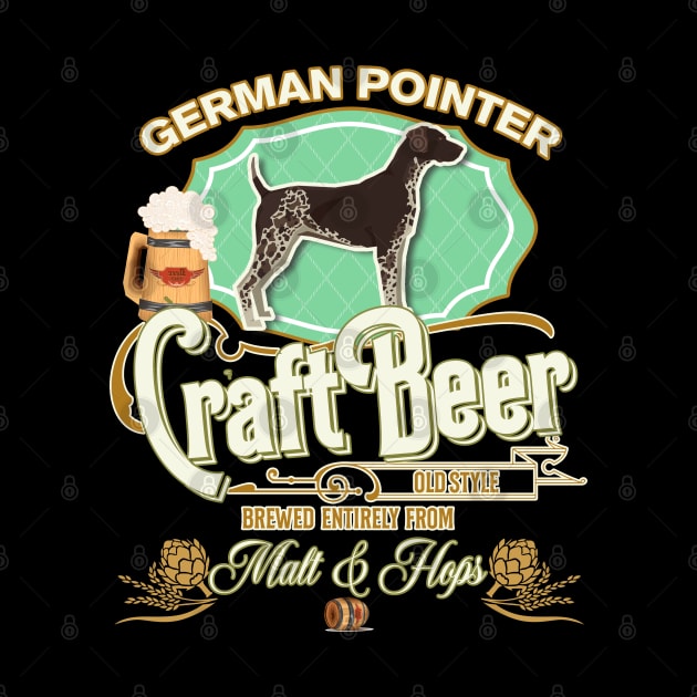 German Shorthaired Pointer Gifts - Beer Dog lover by StudioElla