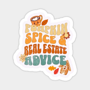 Pumpkin Spice and Real Estate Advice Magnet