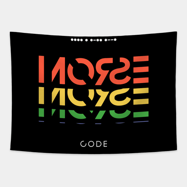 Morse Code Tapestry by Insomnia_Project