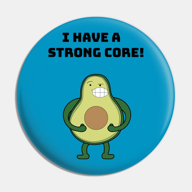 Avocado strong core! Pin by Drawin4U