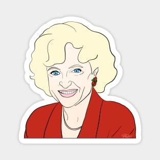 Betty White, Golden Rose Magnet