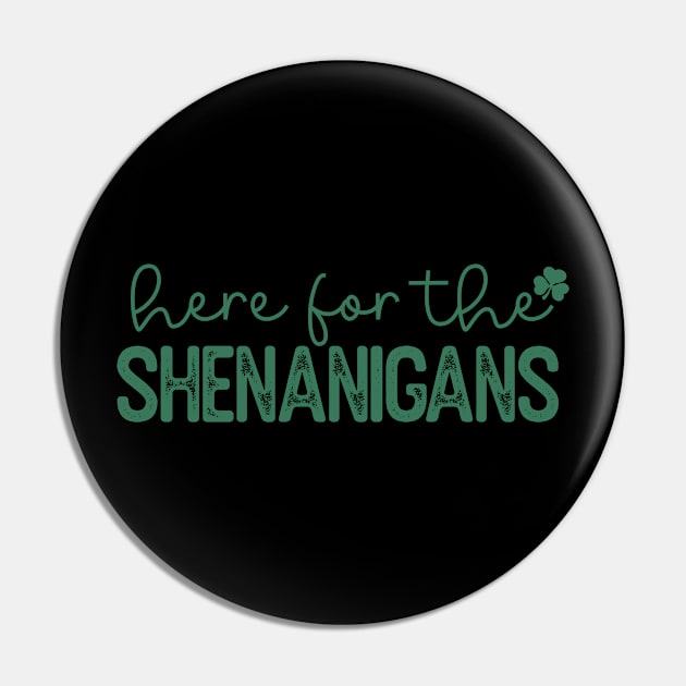 Shenanigans T-Shirt Pin by Inkredible Tees