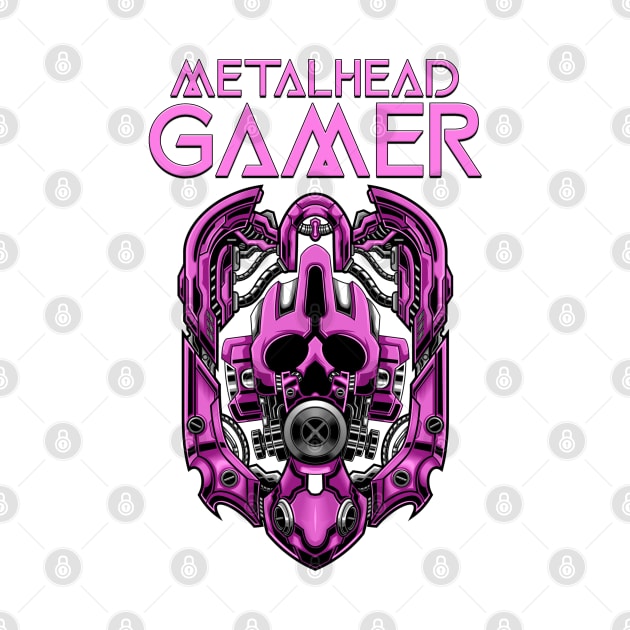 Metalhead Gamer Pink by Shawnsonart