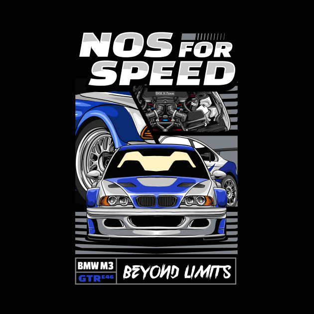 Nos  for Speed GTR E46 by Harrisaputra