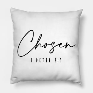 Chosen Bible Christian Bible Verse Religious Pillow