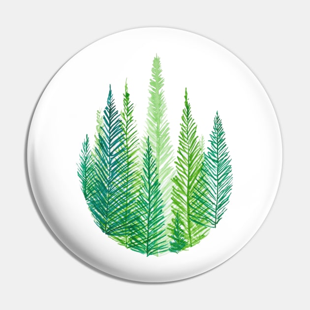 Through the Trees Pin by Artbynikitachawda