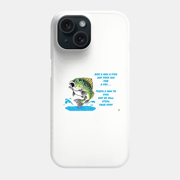 Fishing Phone Case by BubbaWorldComix