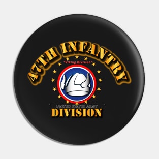 47th Infantry Division - Viking Division Pin