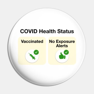 COVID Health Status Pin