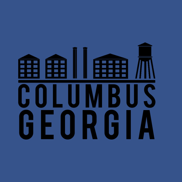 Disover Columbus Georgia Skyline Logo - Columbus Georgia - T-Shirt