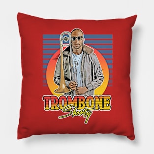 trombone shorty style flyer vintage Pillow