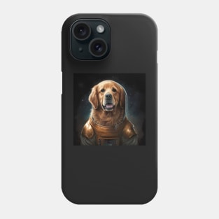 Golden Retriever Astronaut Suit The Force Phone Case