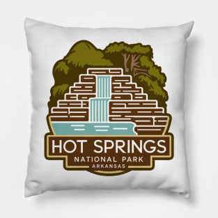 Hot Springs National Park Arkansas Travel Pillow