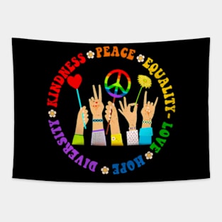 Kindness Pe Equality Love Diversity Rights LGBT Tapestry