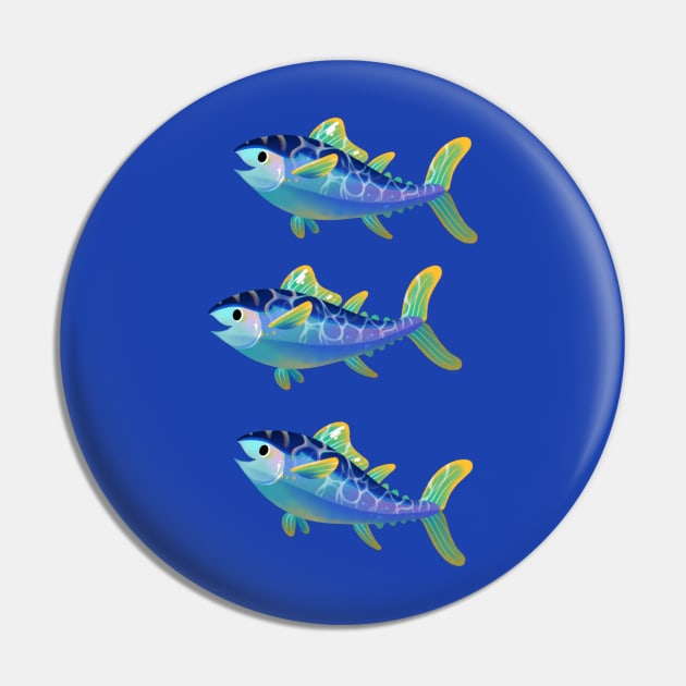 Atlantic Bluefin Tuna Pin by pikaole