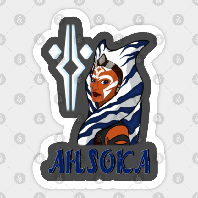 Ahsoka Tano Fulcrum Star Wars Sticker Teepublic