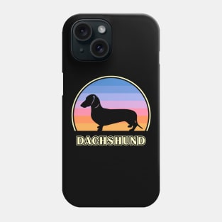 Smooth Dachshund Vintage Sunset Dog Phone Case