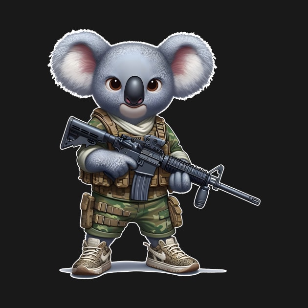 Tactical Koala by Rawlifegraphic