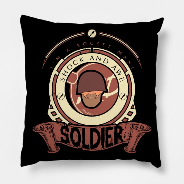 Soldier - Red Team Pillow by FlashRepublic