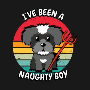 ive been a naughty boy - schnauzer T-Shirt