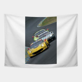 Chevrolet Corvette C7.R no64 24 Hours Of Le Mans 2019 Tapestry