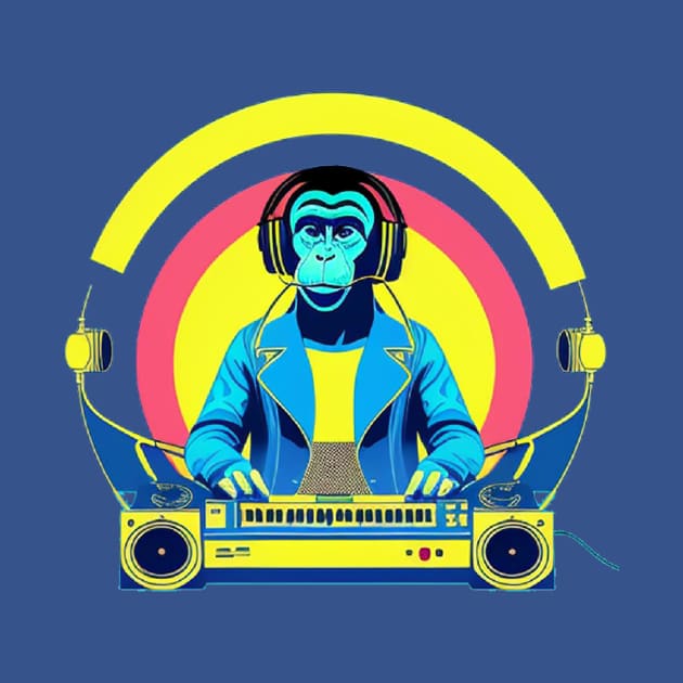 DJ Monkey Thinker by Yourex