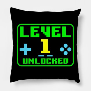 Level 1 Unlocked Pillow
